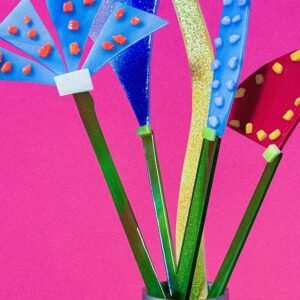 Glasfusing workshop Abstracte flora