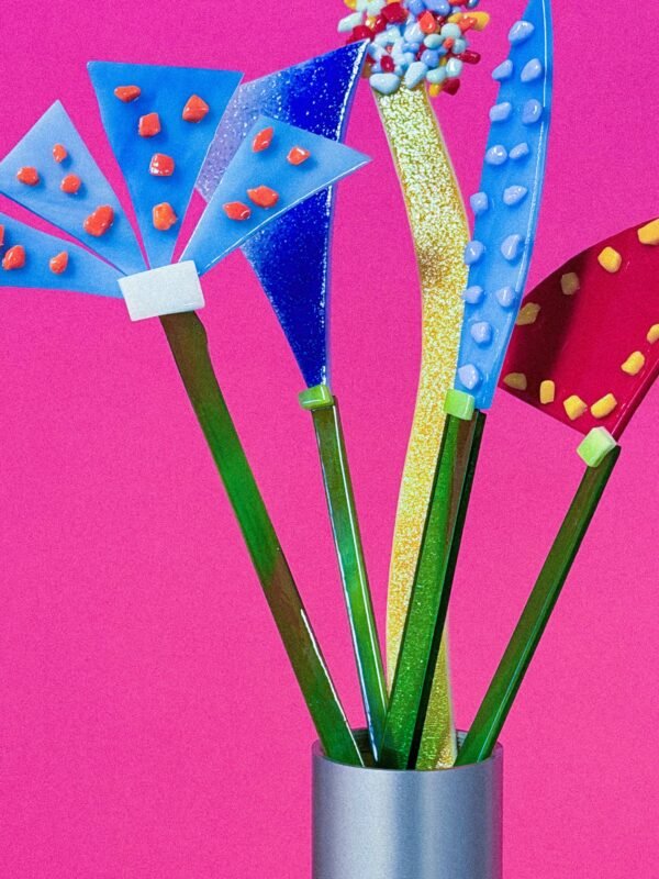 Glas workshop Abstracte flora